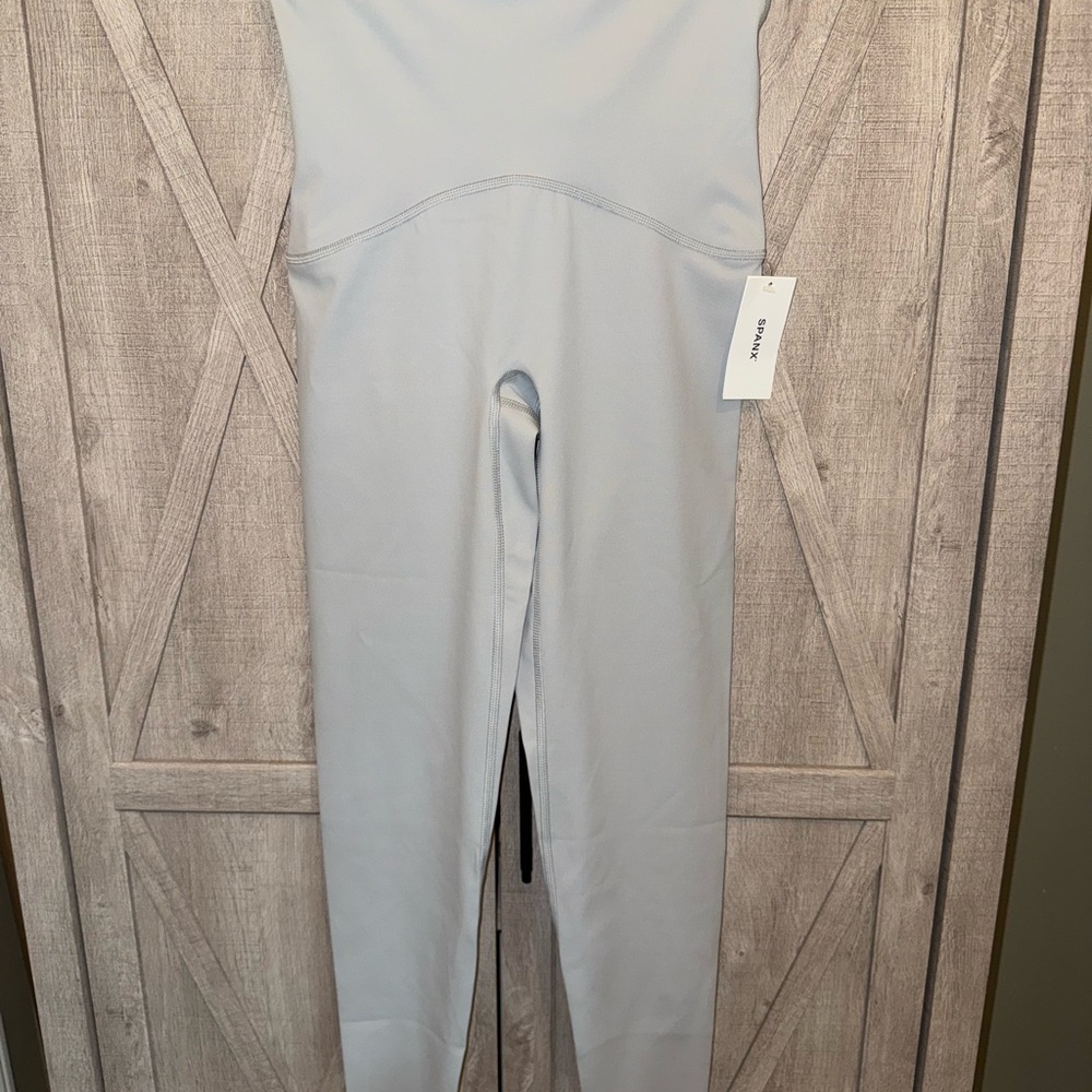 SPANX Light Gray High-Waisted Leggings